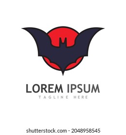 Bat logo and symbol illustration