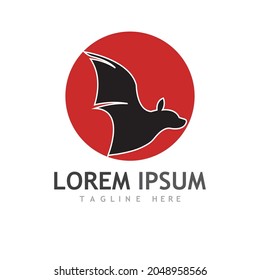 Bat logo and symbol illustration