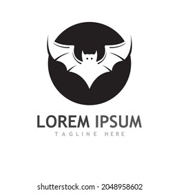 Bat logo and symbol illustration