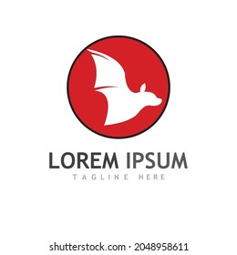 Bat logo and symbol illustration