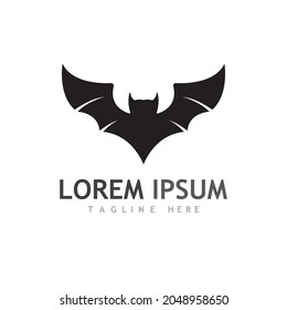 Bat logo and symbol illustration