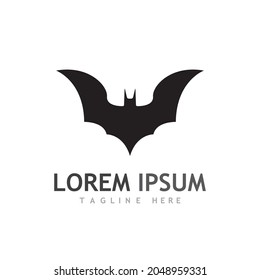 Bat logo and symbol illustration