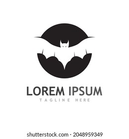 Bat logo and symbol illustration