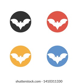 Bat Logo Template Design Vector