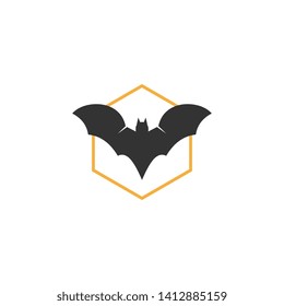 Bat Logo Template Design Vector