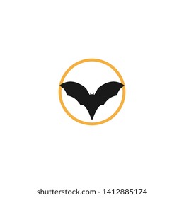 Bat Logo Template Design Vector
