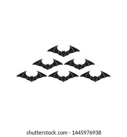 Bat logo template vector icon design