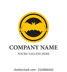 Bat logo template vector icon design