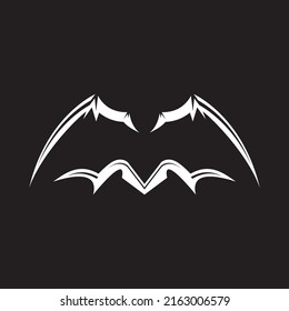 Bat logo template vector icon design