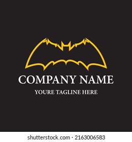 Bat logo template vector icon design