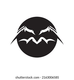 Bat logo template vector icon design