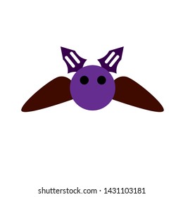 bat logo with a unique style