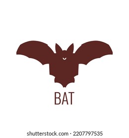 Bat Logo Vector in elegant design style with matching colors. Perfect for product branding or corporate icons and many other purposes.