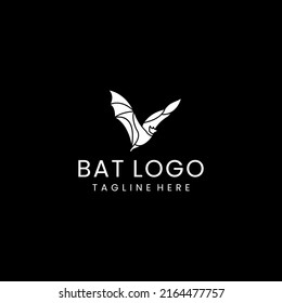 Bat logo vector icon design template
