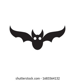 Bat logo vector icon illustration design