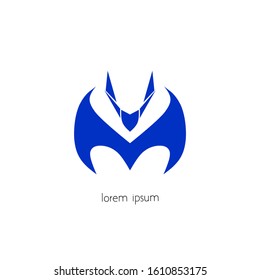 bat logo, vector bat icon with a simple concept.