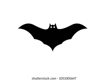 Bat logo vector icon template