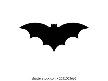 Bat Icon Silhouette Vector Stock Vector (Royalty Free) 1105172324 ...