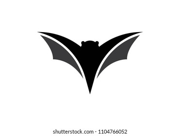 Bat logo vector icon template