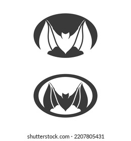 Fledermaus Logo Vektorsymbol-Logo-Vorlage zur Illustration