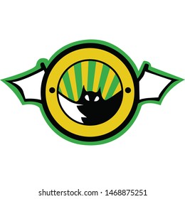 Bat Logo For Your Cafe Bussiness