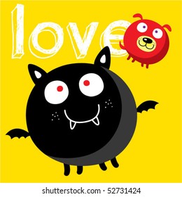 bat love puppy love tag