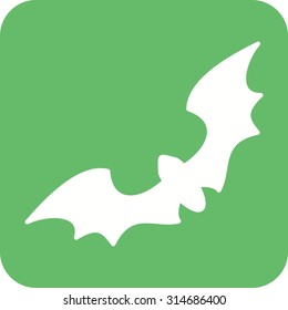 Bat, mammals, dark icon vector image. Can also be used for Animals and Insects. Suitable for mobile apps, web apps and print media.