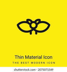 Icono mínimo de material amarillo brillante