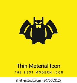 Icono mínimo de material amarillo brillante