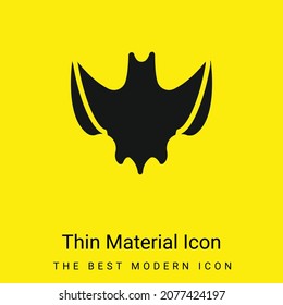 Icono mínimo de material amarillo brillante