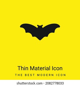 Icono mínimo de material amarillo brillante