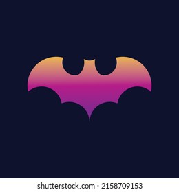 Bat Modern Minimalist Vector logo Design Templates