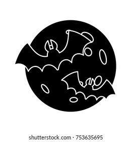 bat moon icon