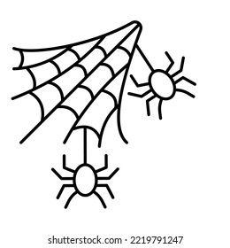 Bat with net Trendy Color Vector Icon which can easily modify or edit

