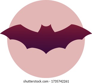 bat night logo gradient icon