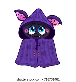 Bat on Halloween Vector