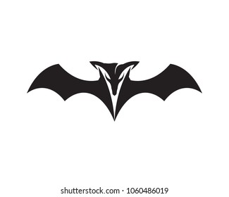 bat open wings flying concept elements icon
