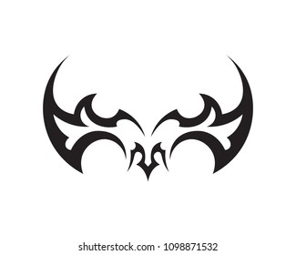 bat open wings flying concept elements icon
