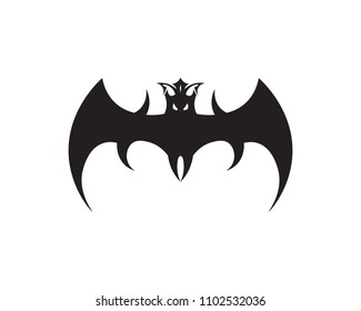 bat open wings flying concept elements icon
