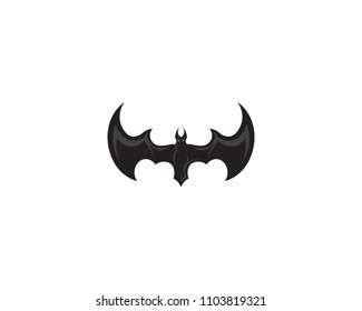 bat open wings flying concept elements icon
