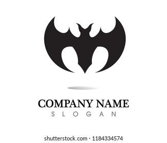 bat open wings flying concept elements icon