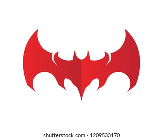 bat open wings flying concept elements icon
