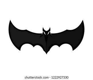 bat open wings flying concept elements icon
