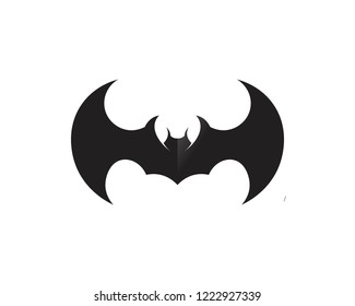bat open wings flying concept elements icon
