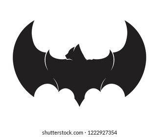 bat open wings flying concept elements icon