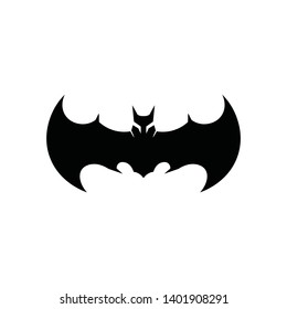 bat open wings flying concept elements icon
