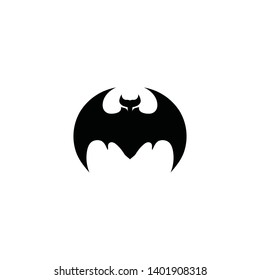 bat open wings flying concept elements icon
