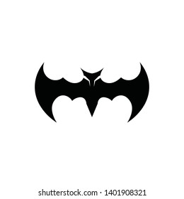 bat open wings flying concept elements icon

