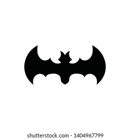 bat open wings flying concept elements icon
