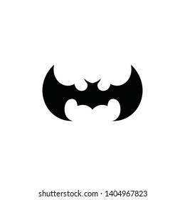 bat open wings flying concept elements icon
